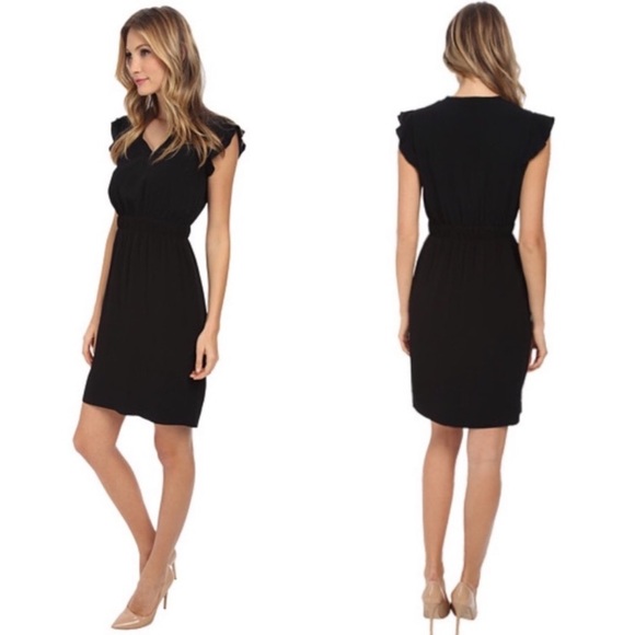 Kate Spade Flutter Sleeve Crepe Dress size 0 - Picture 2 of 4